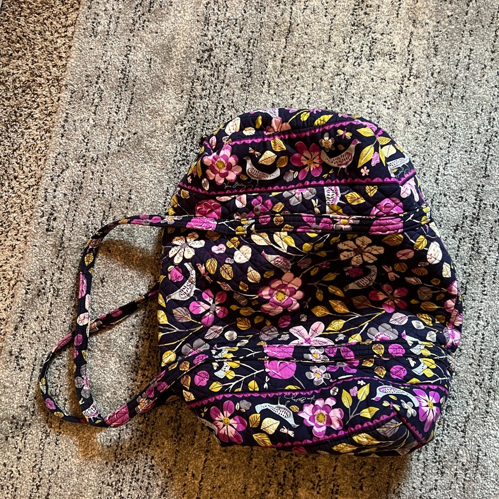 Vera Bradley large duffel bag.